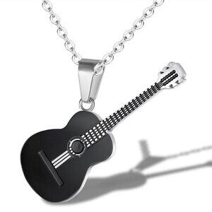 Guitar Pendant Necklace